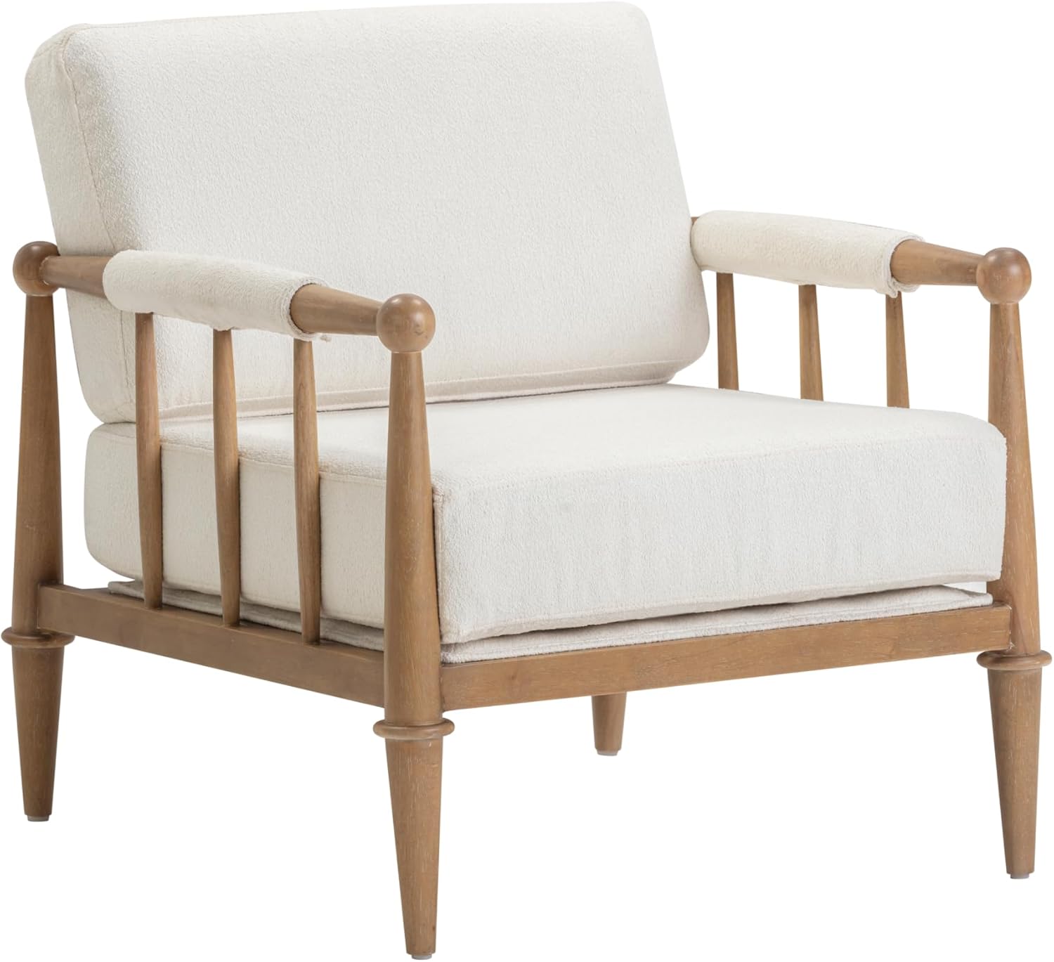 Nathan James Spencer Boucle Accent Chair