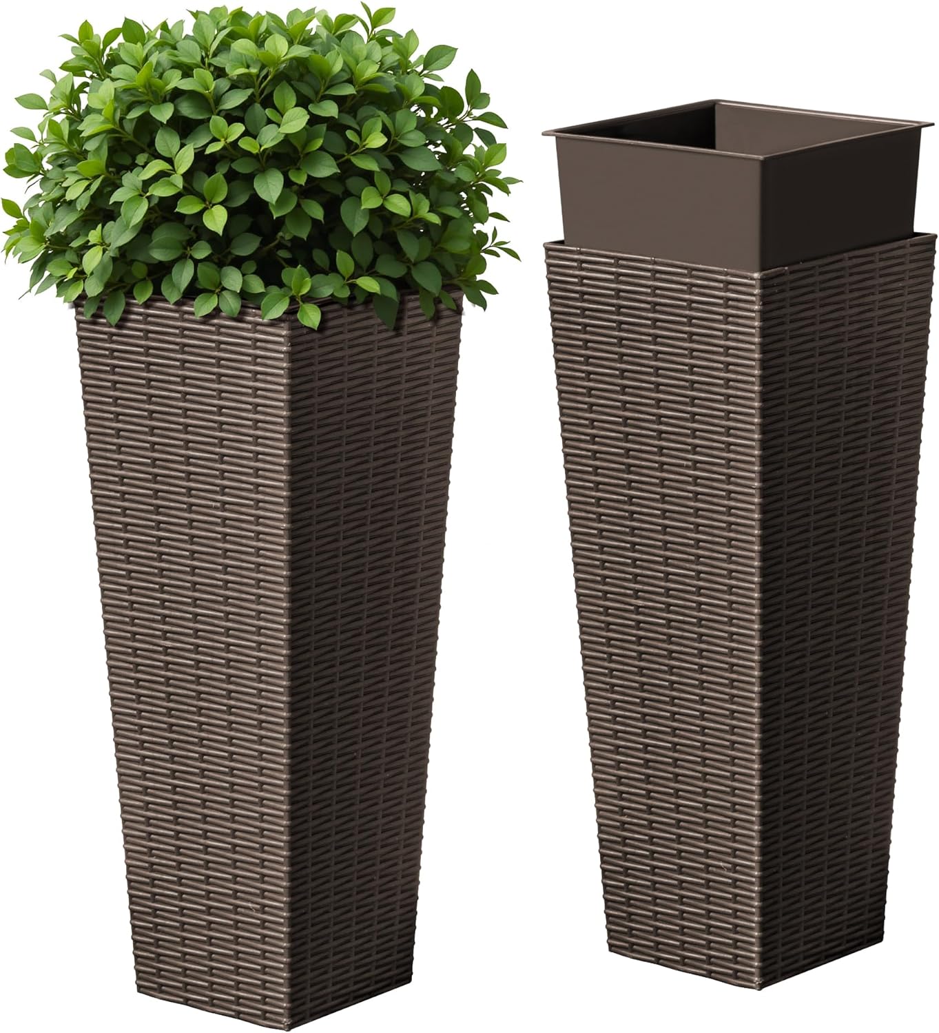 Planter / greenery pair