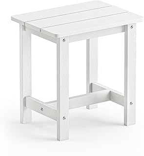 White balcony table