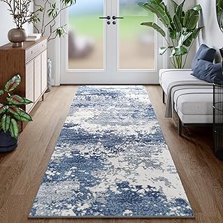 Blue white runner