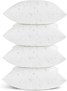 Blue white outdoor pillows