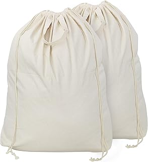 Linen laundry bag