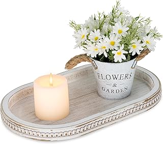 Linen guest towel tray