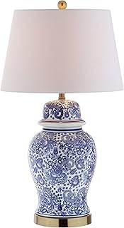 Blue white table lamp