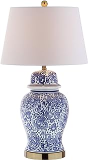 Blue white table lamp