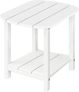 White outdoor table