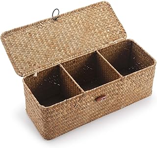 Seagrass bathroom basket