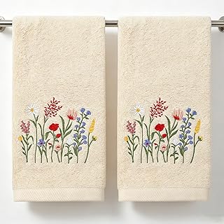Floral hand towels