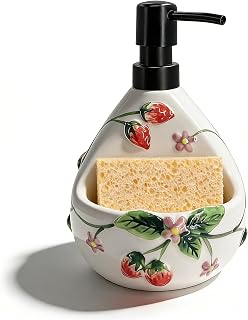 Vintage ceramic soap dispenser