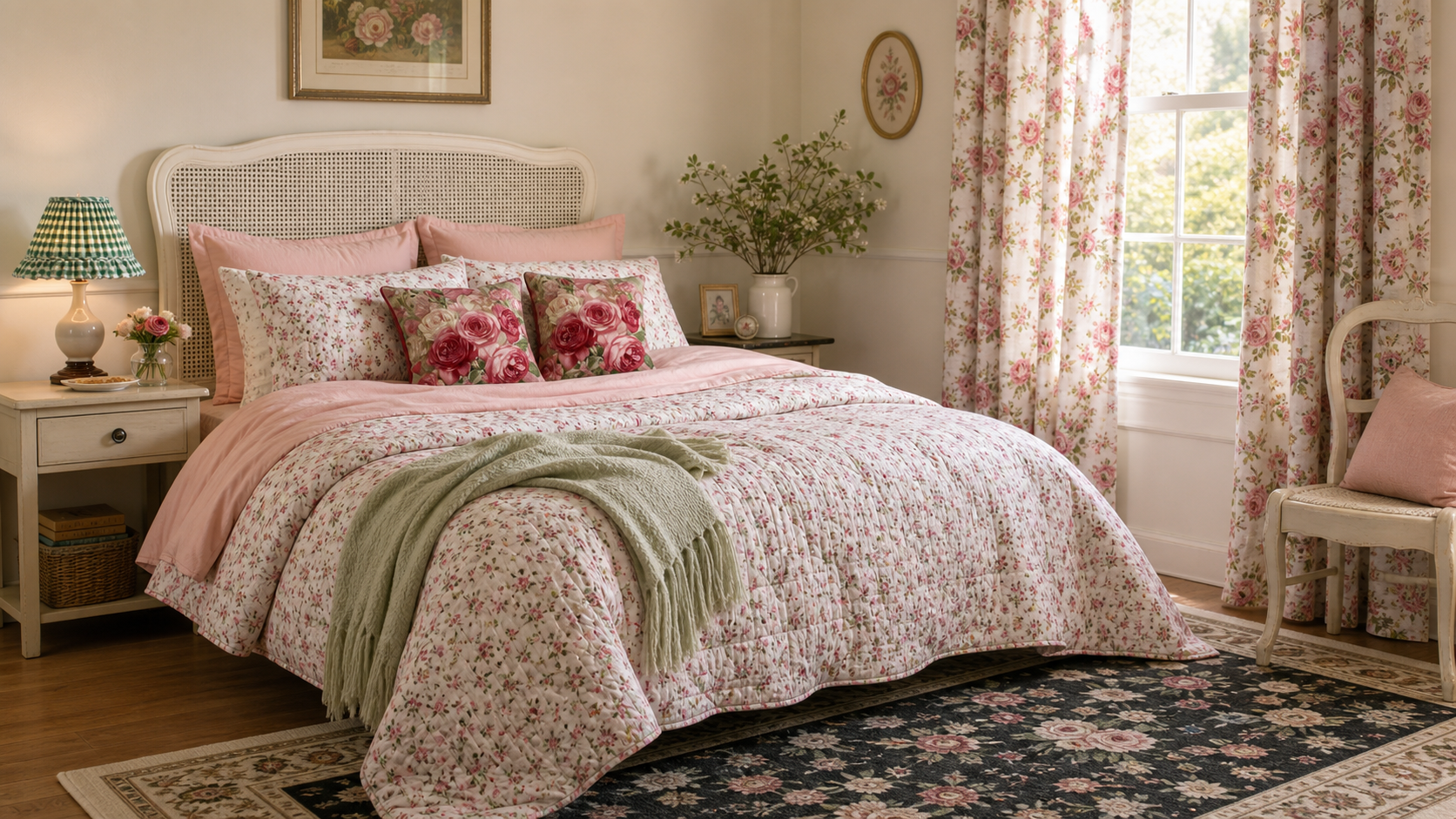 Cottagecore Bedroom Amazon Finds finished setup hero image