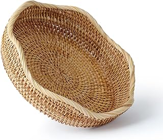 Wicker coffee basket