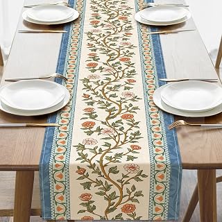 Floral table runner