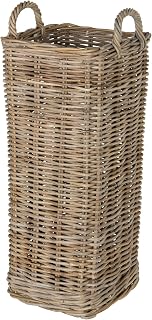 Wicker umbrella basket
