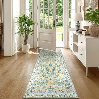 Floral hallway runner