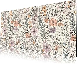 Floral desk mat