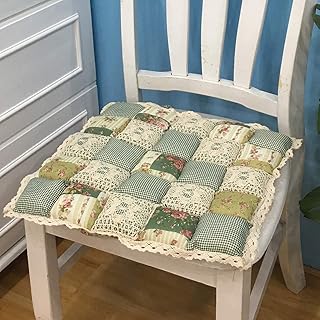 Floral chair cushion