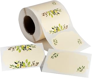 Floral pantry labels