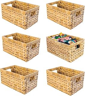Wicker pantry baskets