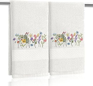 Floral hand towels
