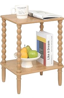 Painted wood side table