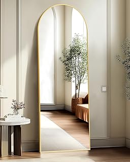 Painted wood mirror