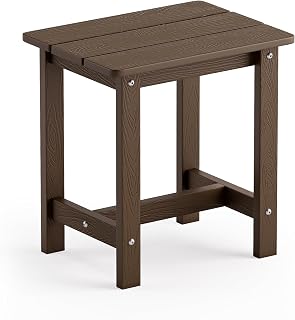 Dark wood side table