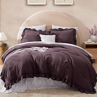 Dark floral bedding