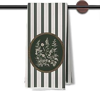 Deep green towel