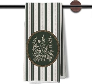 Dark green kitchen towels