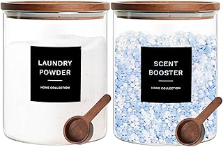 Amber detergent jars