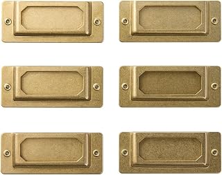 Brass pantry labels