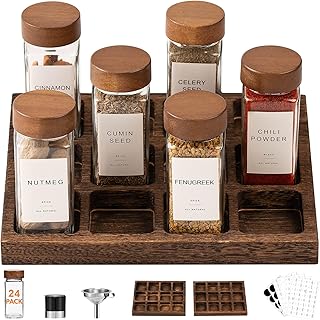 Vintage spice jars