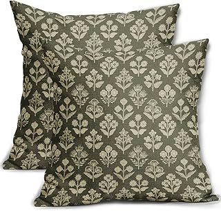 Green outdoor pillows