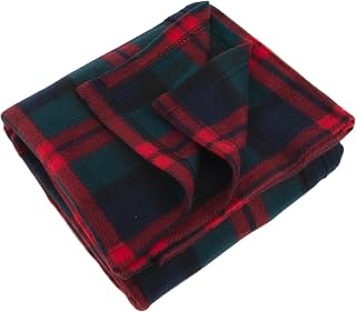 Plaid throw blanket