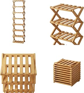 Bamboo shoe rack