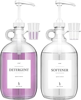Minimal detergent bottles
