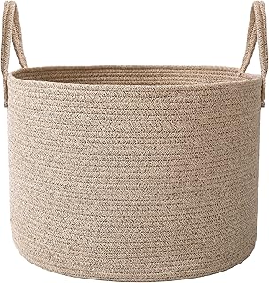 Woven storage basket