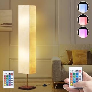 Rice paper floor lamp