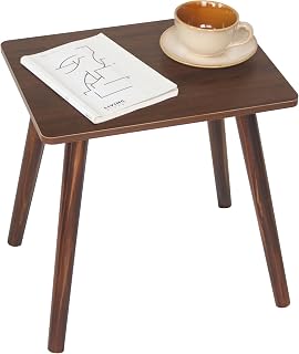 Small wood balcony table