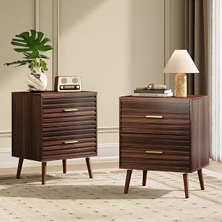 Walnut nightstand