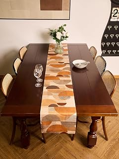 Geometric table runner