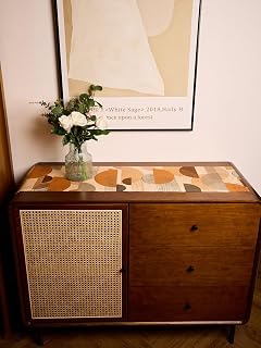 Geometric table runner