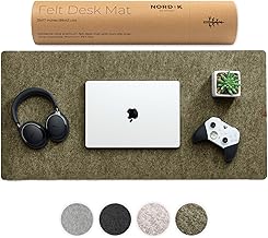 Geometric desk mat