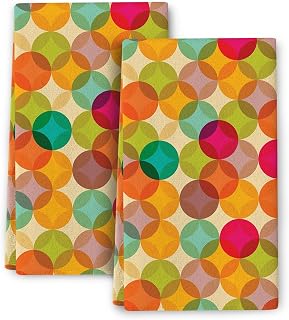 Geometric kitchen towels