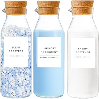 Amber detergent bottles