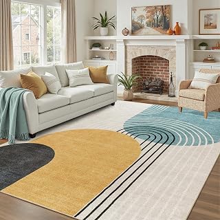 Geometric area rug