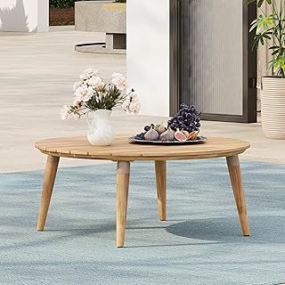 Wood outdoor coffee table
