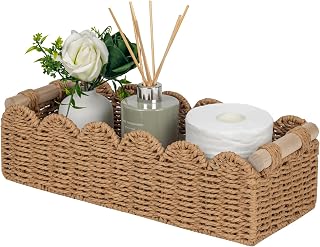 Woven toilet paper basket