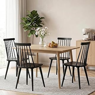Black dining chairs