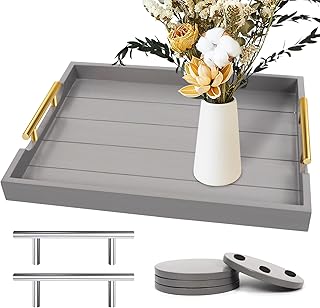 Wood coffee tray